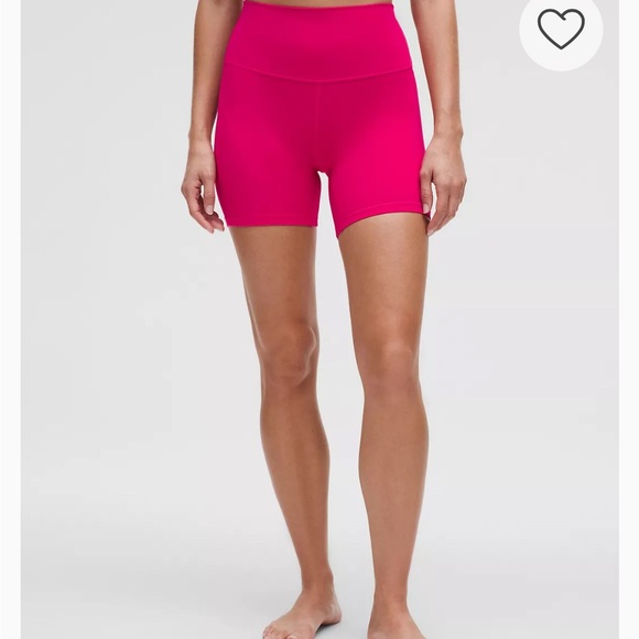Lululemon Athletica Pink Athletic Shorts High-Rise SOLD OUT ONLINE - Picture 1 of 2